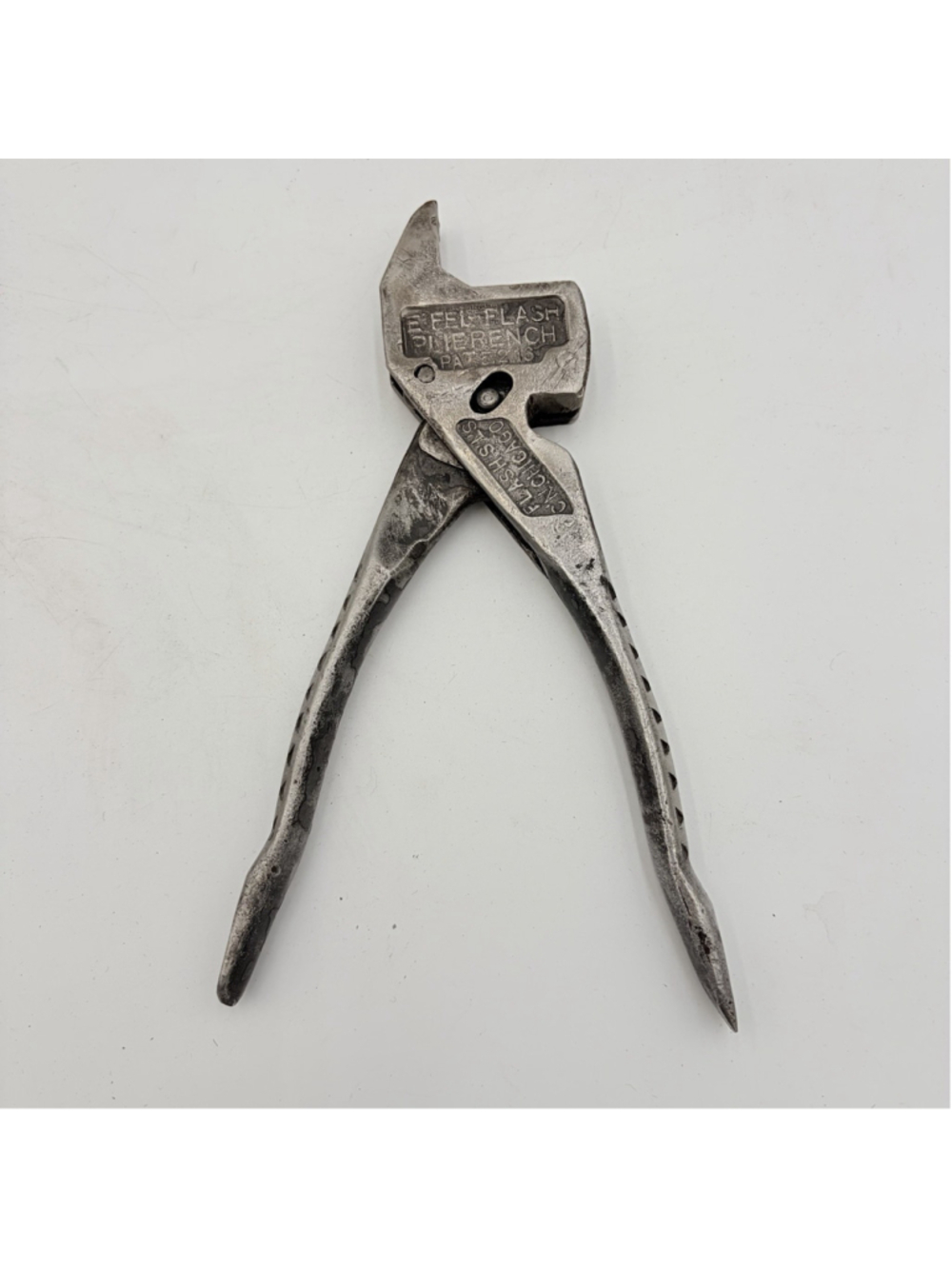 Vintage Tool Eifel Flash ADJUSTABLE PLIERENCH WRENCH Chicago Pat. 1916 Incomplet